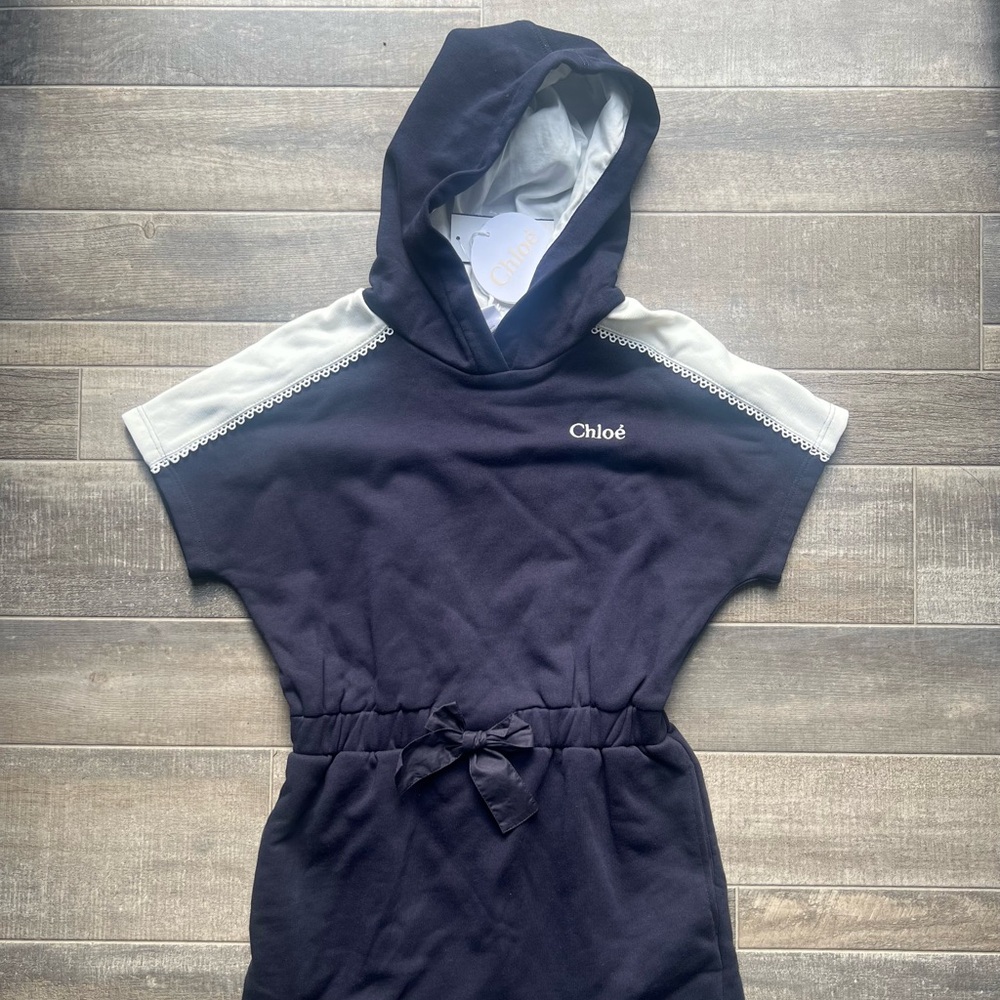 Chloe girls hooded dress